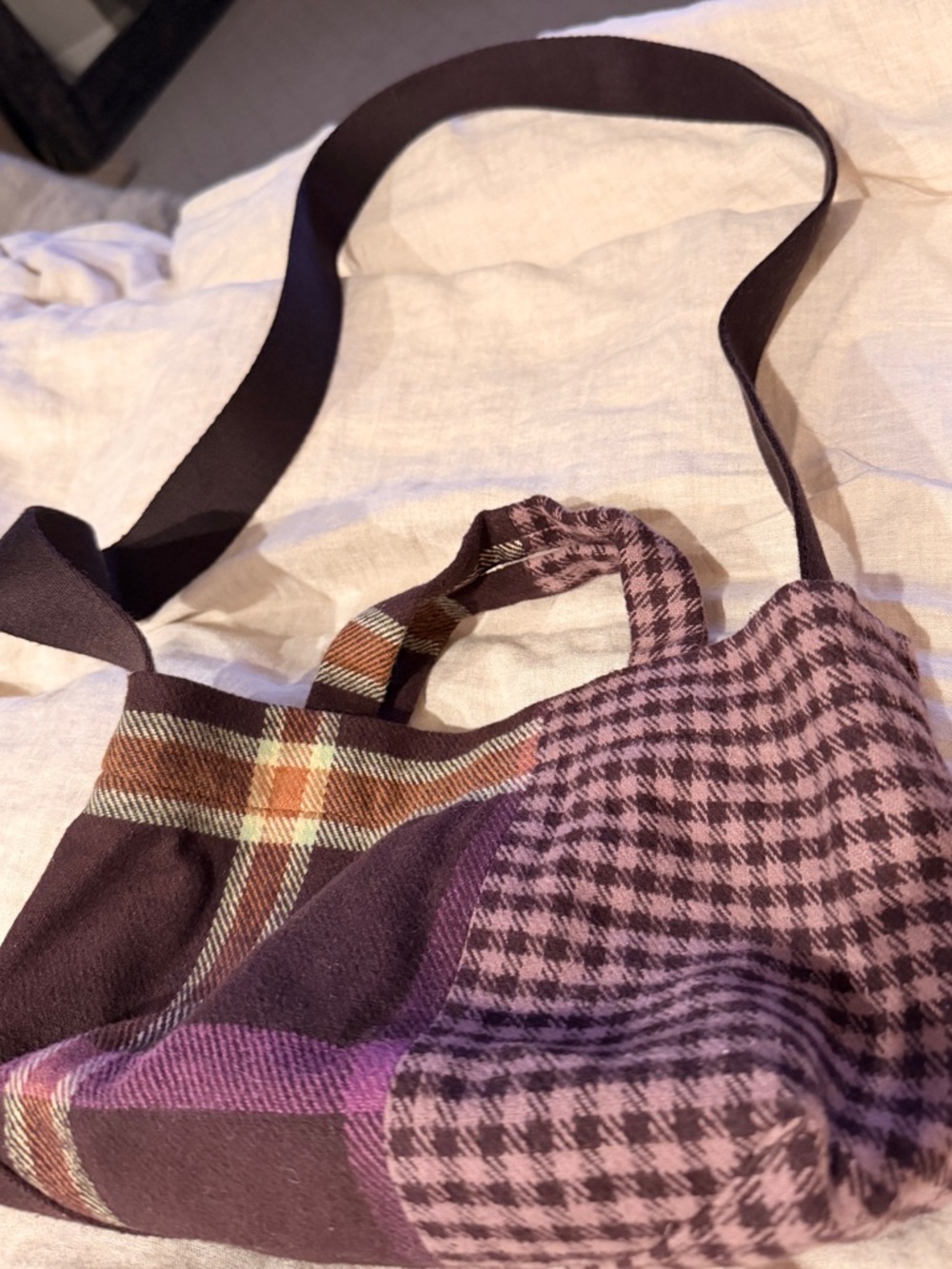 Madewell Women’s Purple Patchwork Shoulder Bag
